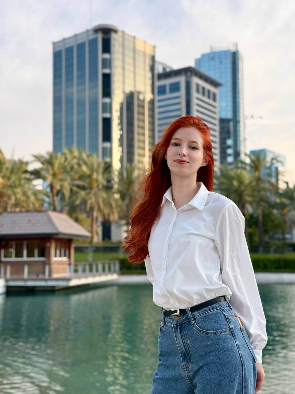 Darina Rumiantseva in Dubai